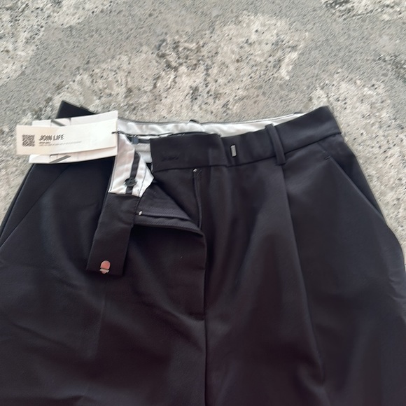 Zara Wide Leg Black Pant 8372/424/800 - Picture 4 of 4